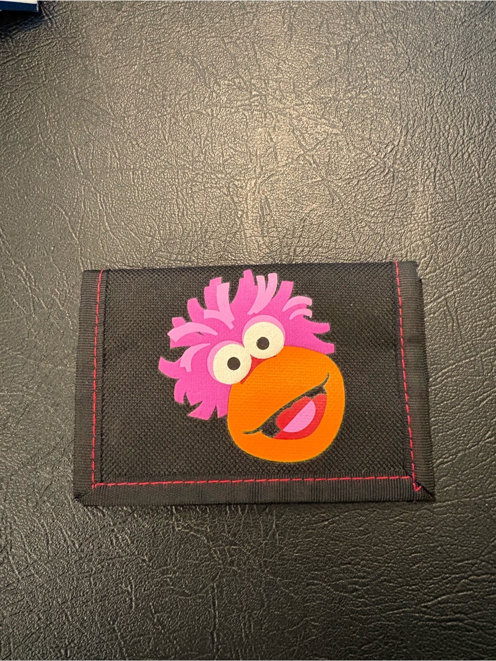 Vintage Fraggle Rock Gobo Black Wallet, perfect condition, never used
